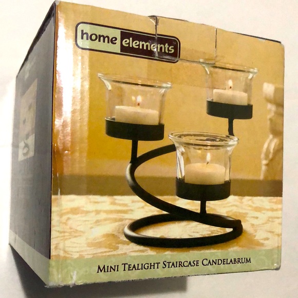 Home Elements Mini Tealight Staircase Candelabrum - Picture 1 of 3